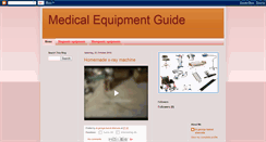 Desktop Screenshot of medical-equipment-guide.blogspot.com