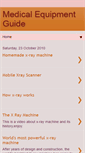 Mobile Screenshot of medical-equipment-guide.blogspot.com