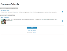 Tablet Screenshot of comeniusschools.blogspot.com