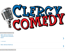 Tablet Screenshot of clergycomedy.blogspot.com