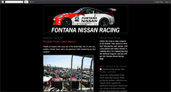 Desktop Screenshot of fontananissanracing.blogspot.com