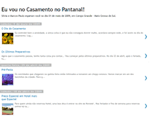 Tablet Screenshot of euvoucasamentopantanal.blogspot.com