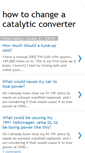 Mobile Screenshot of howtochangeacatalyticconverter.blogspot.com