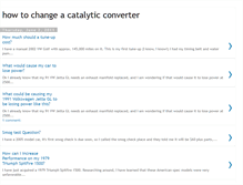 Tablet Screenshot of howtochangeacatalyticconverter.blogspot.com