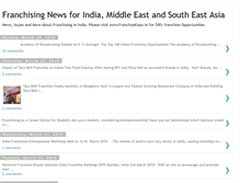 Tablet Screenshot of franchiseindia.blogspot.com