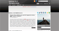 Desktop Screenshot of gadgetsytecnologiahoy.blogspot.com