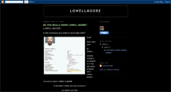 Desktop Screenshot of lowellmoore-scammer.blogspot.com