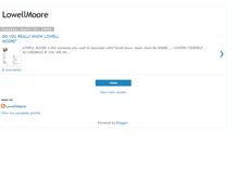 Tablet Screenshot of lowellmoore-scammer.blogspot.com