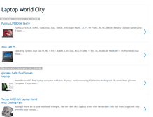 Tablet Screenshot of laptopworldcity.blogspot.com