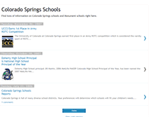 Tablet Screenshot of coloradospringsschools.blogspot.com