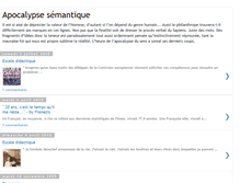 Tablet Screenshot of apocalypse-semantique.blogspot.com