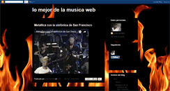 Desktop Screenshot of lomejordelamusicaweb.blogspot.com