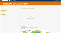 Desktop Screenshot of cienciassociais3eso.blogspot.com