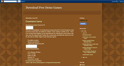 Desktop Screenshot of download-games-demo.blogspot.com