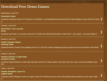 Tablet Screenshot of download-games-demo.blogspot.com