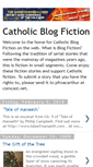 Mobile Screenshot of catholicblogfiction.blogspot.com