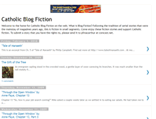 Tablet Screenshot of catholicblogfiction.blogspot.com