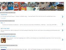 Tablet Screenshot of creativesundries.blogspot.com