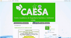 Desktop Screenshot of caesa-ufrb.blogspot.com