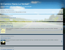 Tablet Screenshot of elcaminohacialaverdad.blogspot.com
