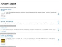 Tablet Screenshot of juniper-support.blogspot.com