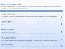 Tablet Screenshot of familyinsurance-cancer.blogspot.com