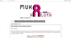 Desktop Screenshot of mukahaluih.blogspot.com