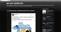 Desktop Screenshot of nohuboderecho.blogspot.com