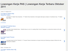 Tablet Screenshot of lowongankerja-pas.blogspot.com