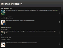 Tablet Screenshot of mattdiamondsblog.blogspot.com