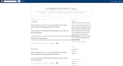 Desktop Screenshot of curmudgeoncall.blogspot.com