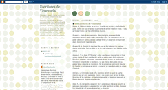 Desktop Screenshot of escritoresdevenezuela.blogspot.com