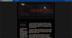 Desktop Screenshot of cherrytreephoto.blogspot.com