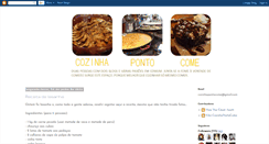 Desktop Screenshot of cozinhapontocome.blogspot.com