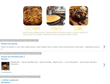 Tablet Screenshot of cozinhapontocome.blogspot.com