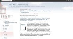 Desktop Screenshot of eastasiacommentary.blogspot.com