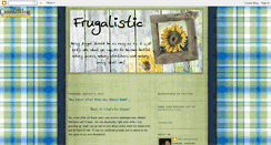 Desktop Screenshot of frugalisticintheozarks.blogspot.com