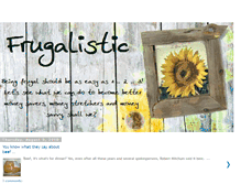 Tablet Screenshot of frugalisticintheozarks.blogspot.com