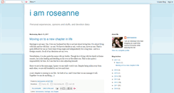 Desktop Screenshot of iamroseanne.blogspot.com