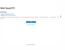 Tablet Screenshot of bestsoundfx.blogspot.com