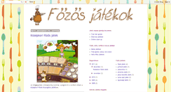 Desktop Screenshot of fozos-jatekok.blogspot.com