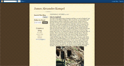 Desktop Screenshot of jameskampel.blogspot.com