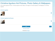 Tablet Screenshot of hotchristinaaguilerapics.blogspot.com