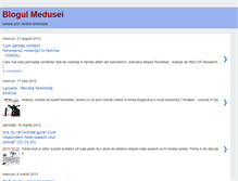 Tablet Screenshot of blogul-medusei.blogspot.com