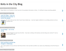 Tablet Screenshot of knitsinthecity.blogspot.com