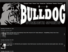 Tablet Screenshot of bulldogstrength.blogspot.com