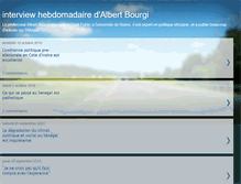 Tablet Screenshot of leblogalbertbourgi.blogspot.com