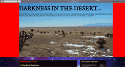 Desktop Screenshot of desertdarkness.blogspot.com