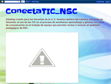 Tablet Screenshot of conectaticnsc.blogspot.com