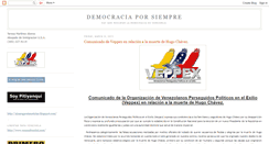 Desktop Screenshot of democraciaporsiempre.blogspot.com